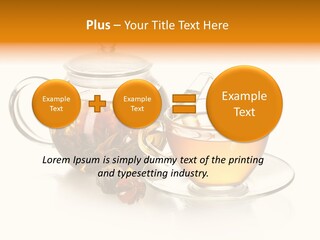 Oolong Serving Blooming PowerPoint Template
