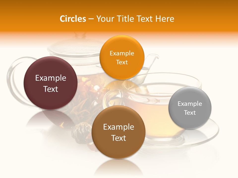 Oolong Serving Blooming PowerPoint Template