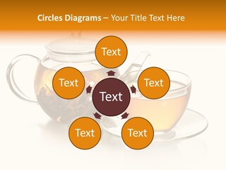 Oolong Serving Blooming PowerPoint Template