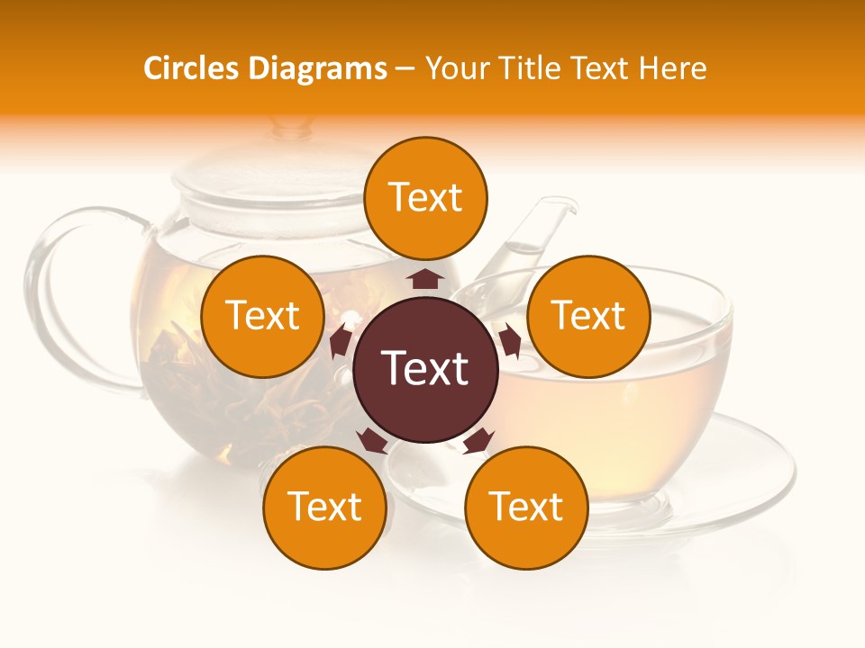 Oolong Serving Blooming PowerPoint Template