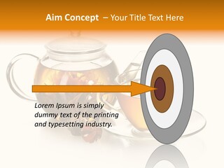 Oolong Serving Blooming PowerPoint Template