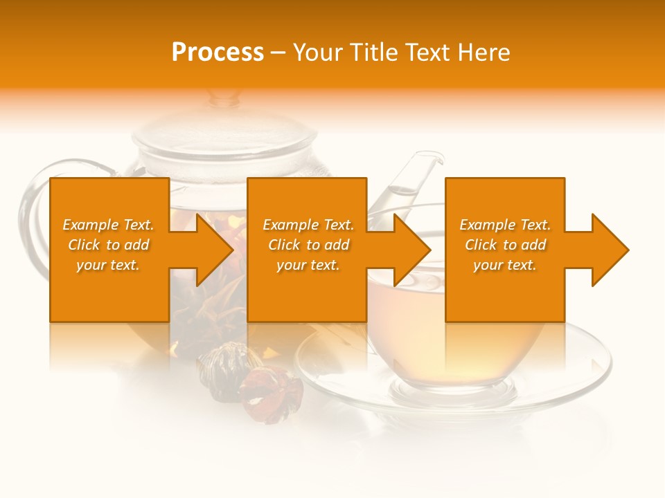 Oolong Serving Blooming PowerPoint Template