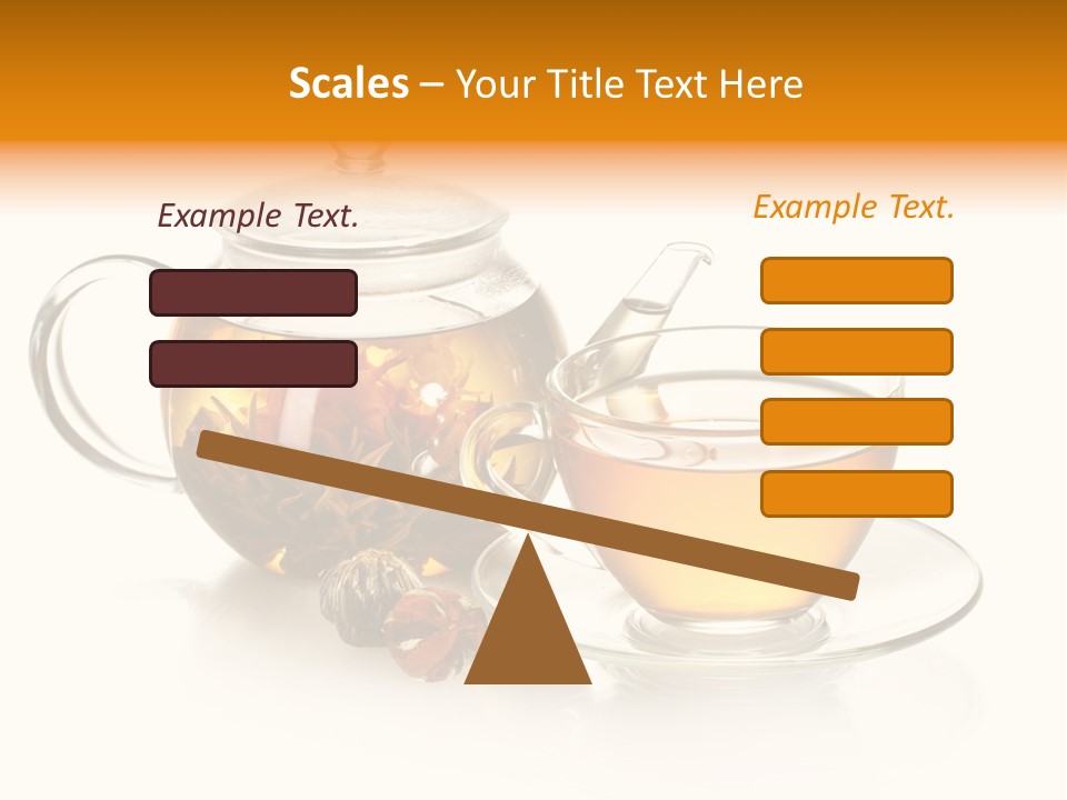 Oolong Serving Blooming PowerPoint Template