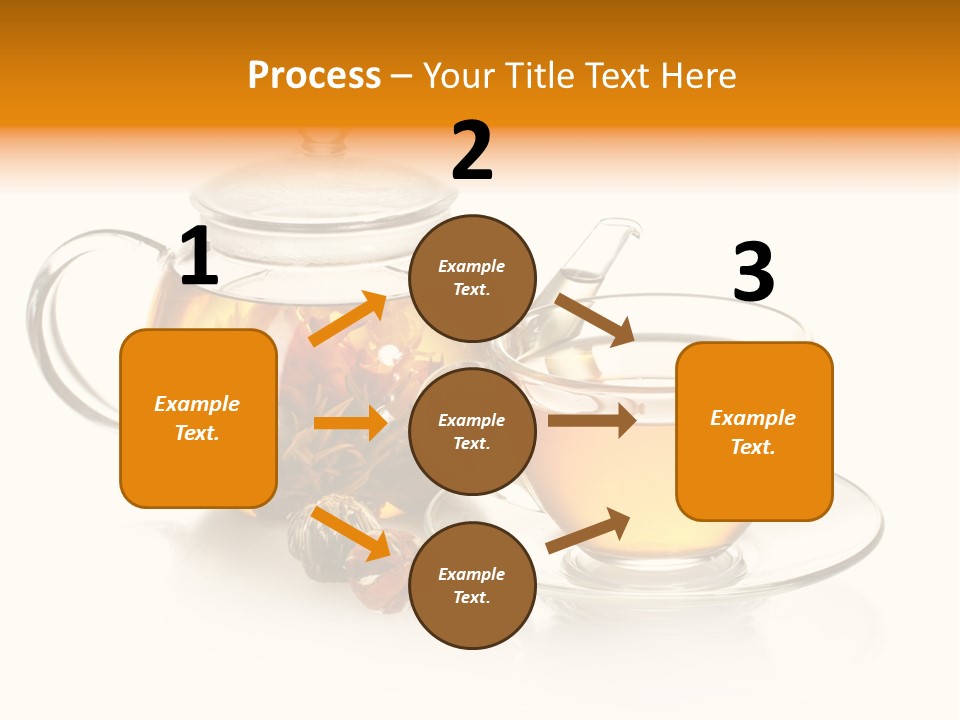 Oolong Serving Blooming PowerPoint Template