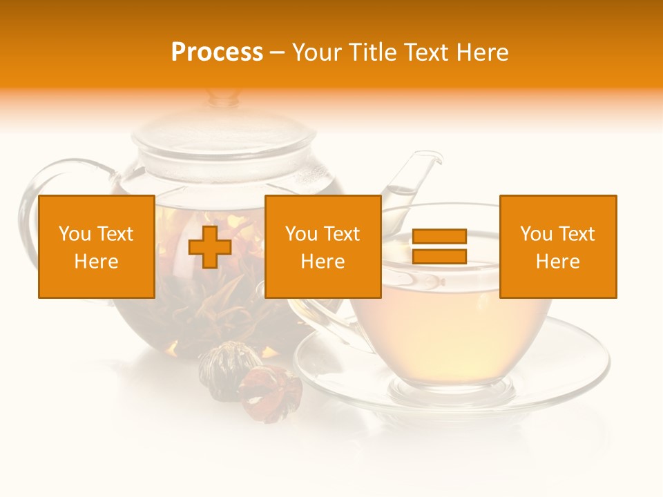 Oolong Serving Blooming PowerPoint Template