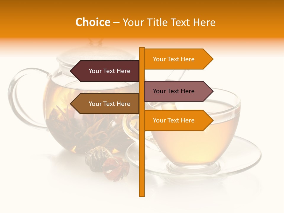 Oolong Serving Blooming PowerPoint Template
