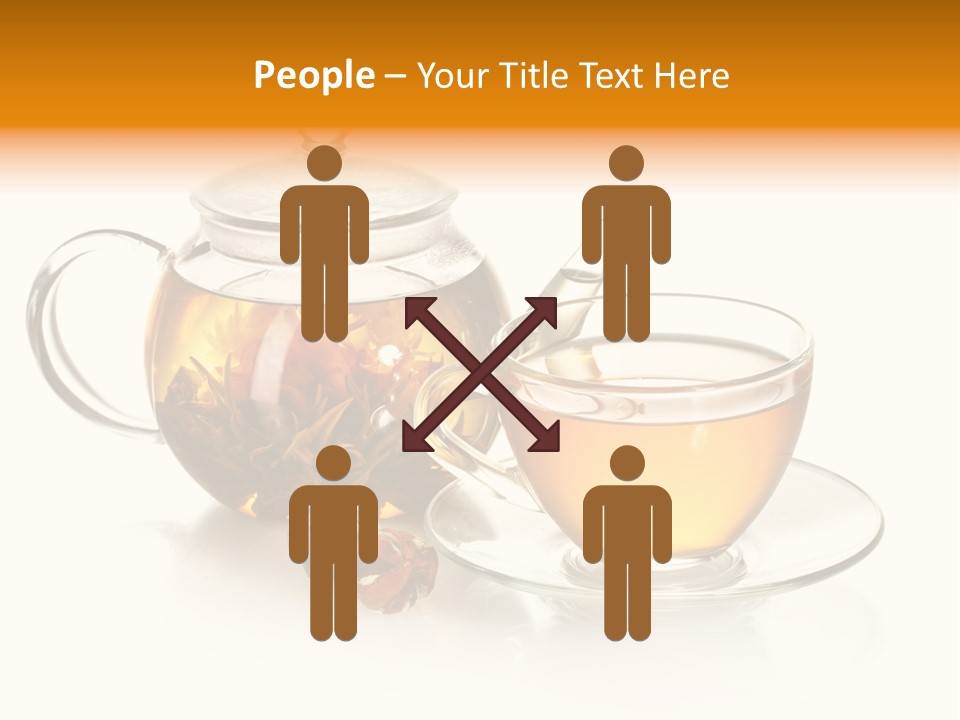 Oolong Serving Blooming PowerPoint Template