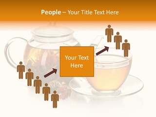 Oolong Serving Blooming PowerPoint Template