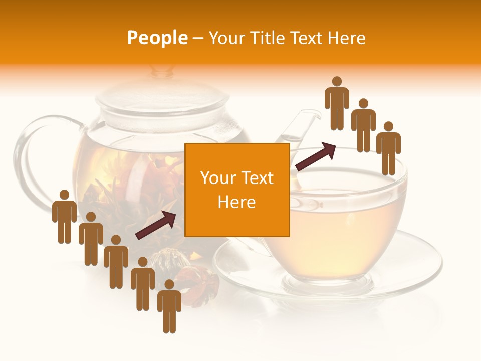 Oolong Serving Blooming PowerPoint Template