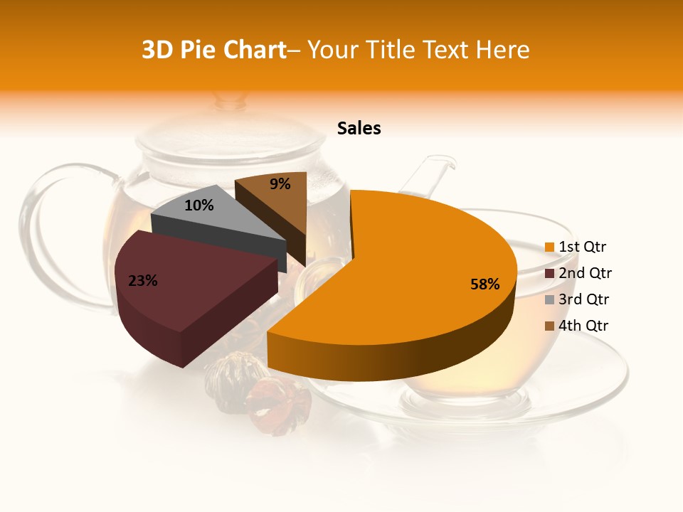 Oolong Serving Blooming PowerPoint Template