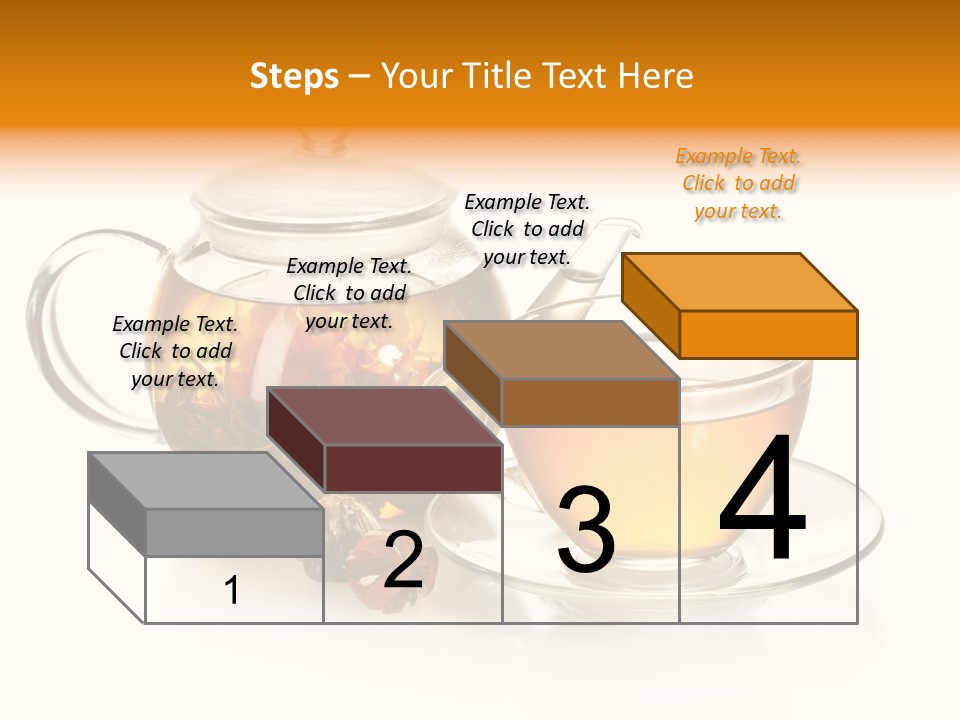Oolong Serving Blooming PowerPoint Template