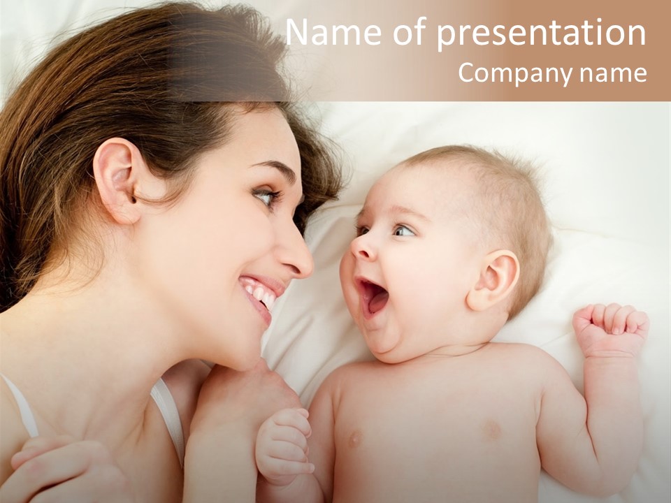 Enjoyment Hand Family PowerPoint Template