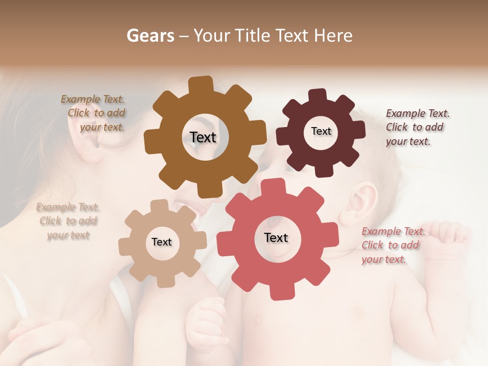 Enjoyment Hand Family PowerPoint Template