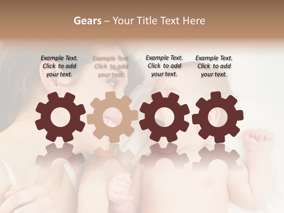 Enjoyment Hand Family PowerPoint Template