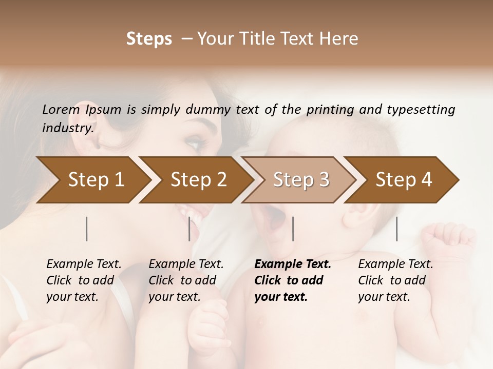 Enjoyment Hand Family PowerPoint Template