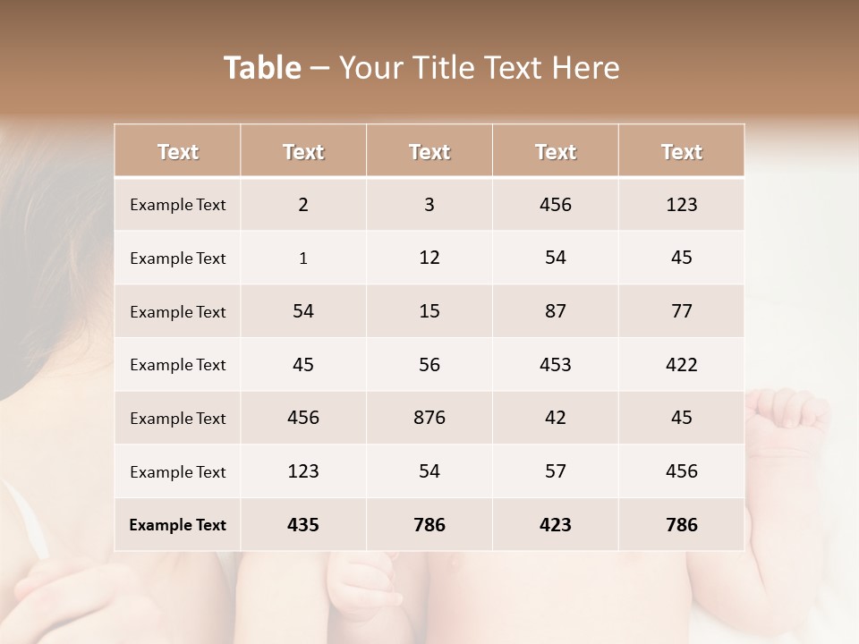Enjoyment Hand Family PowerPoint Template