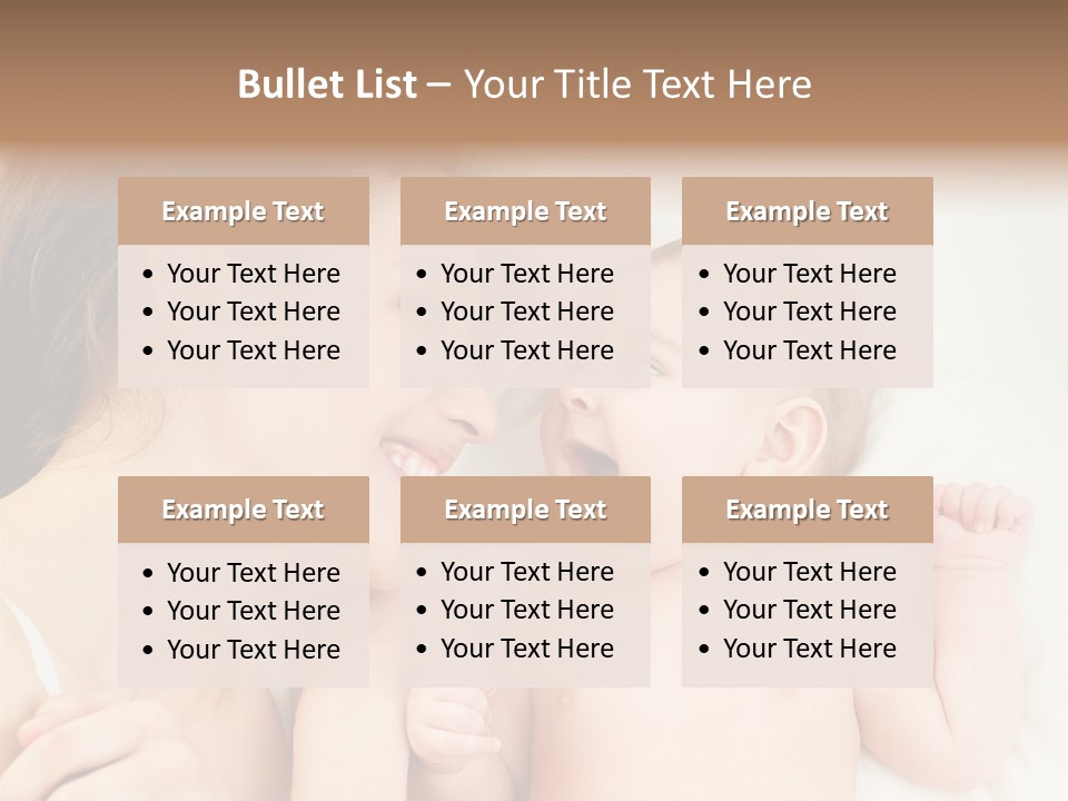 Enjoyment Hand Family PowerPoint Template