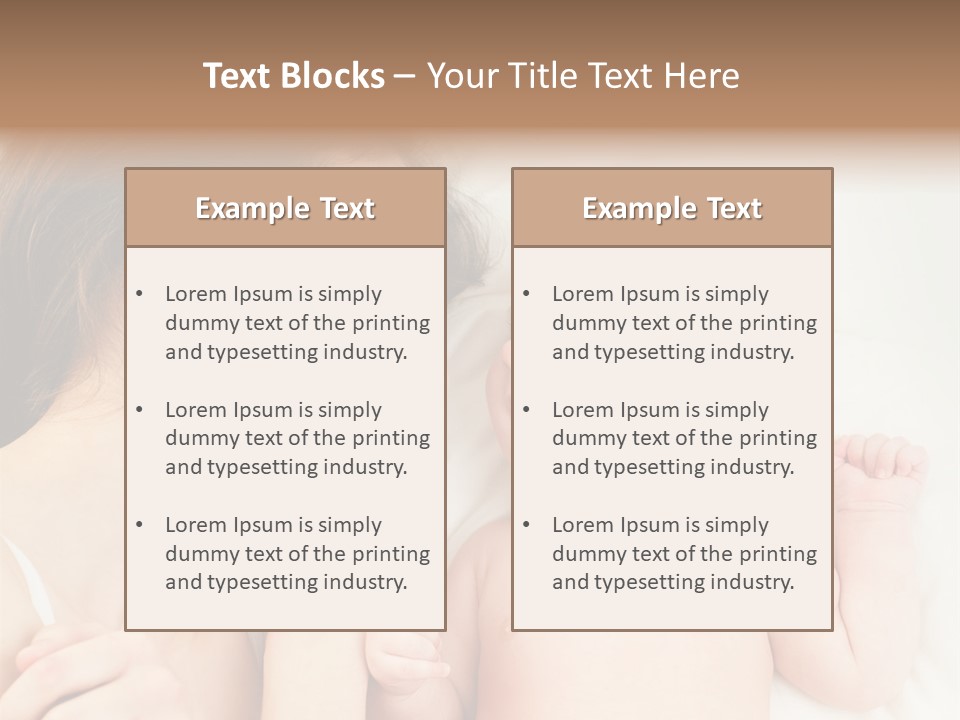 Enjoyment Hand Family PowerPoint Template