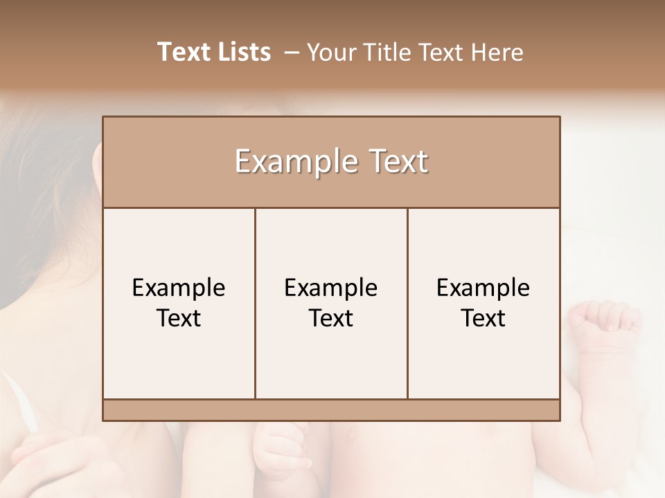 Enjoyment Hand Family PowerPoint Template