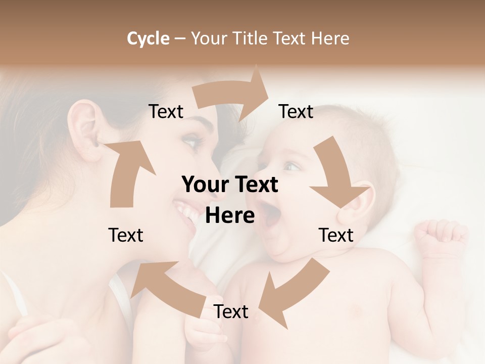 Enjoyment Hand Family PowerPoint Template