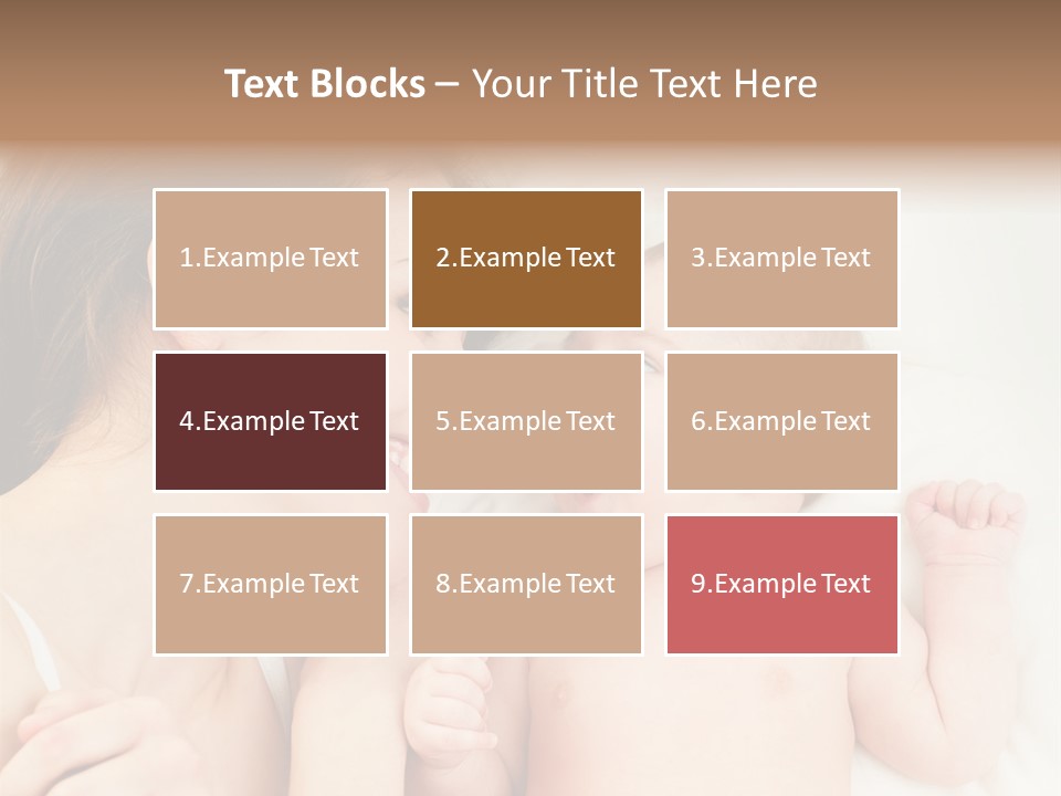 Enjoyment Hand Family PowerPoint Template