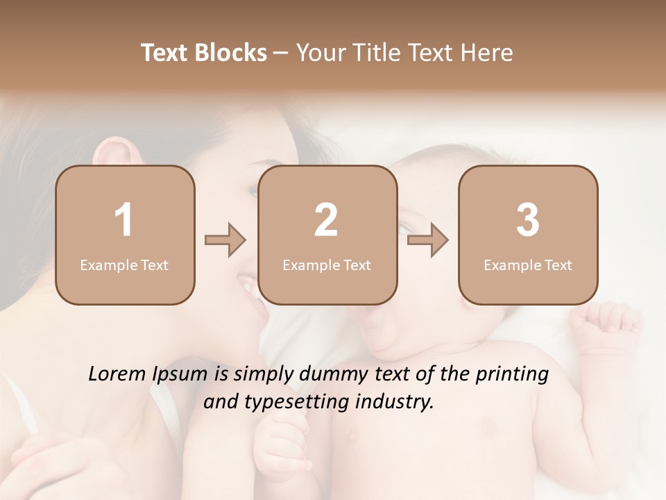Enjoyment Hand Family PowerPoint Template
