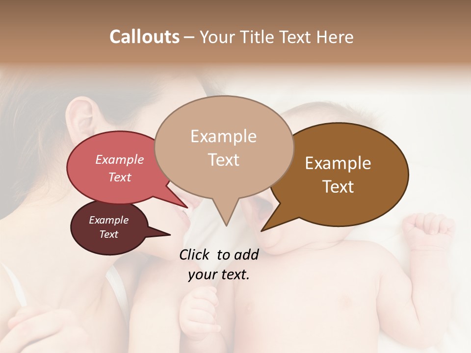 Enjoyment Hand Family PowerPoint Template