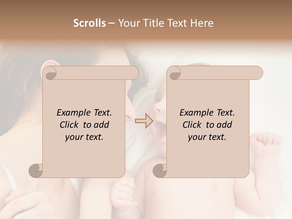 Enjoyment Hand Family PowerPoint Template