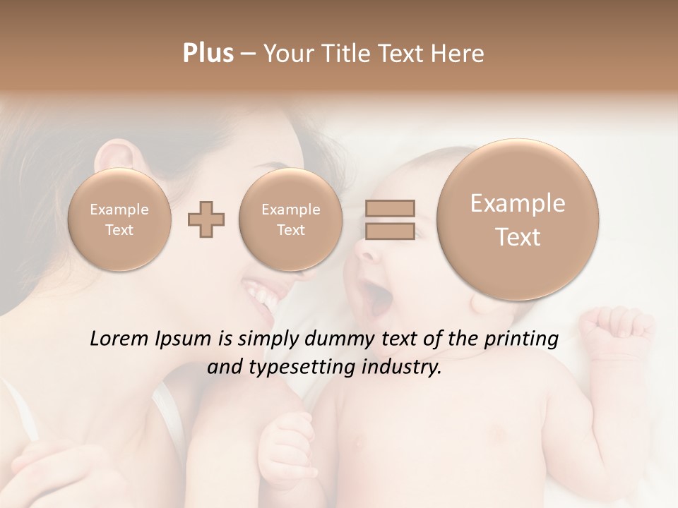 Enjoyment Hand Family PowerPoint Template