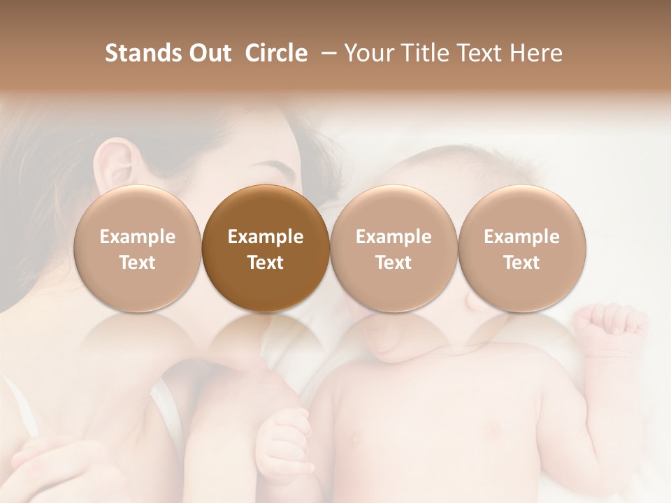 Enjoyment Hand Family PowerPoint Template