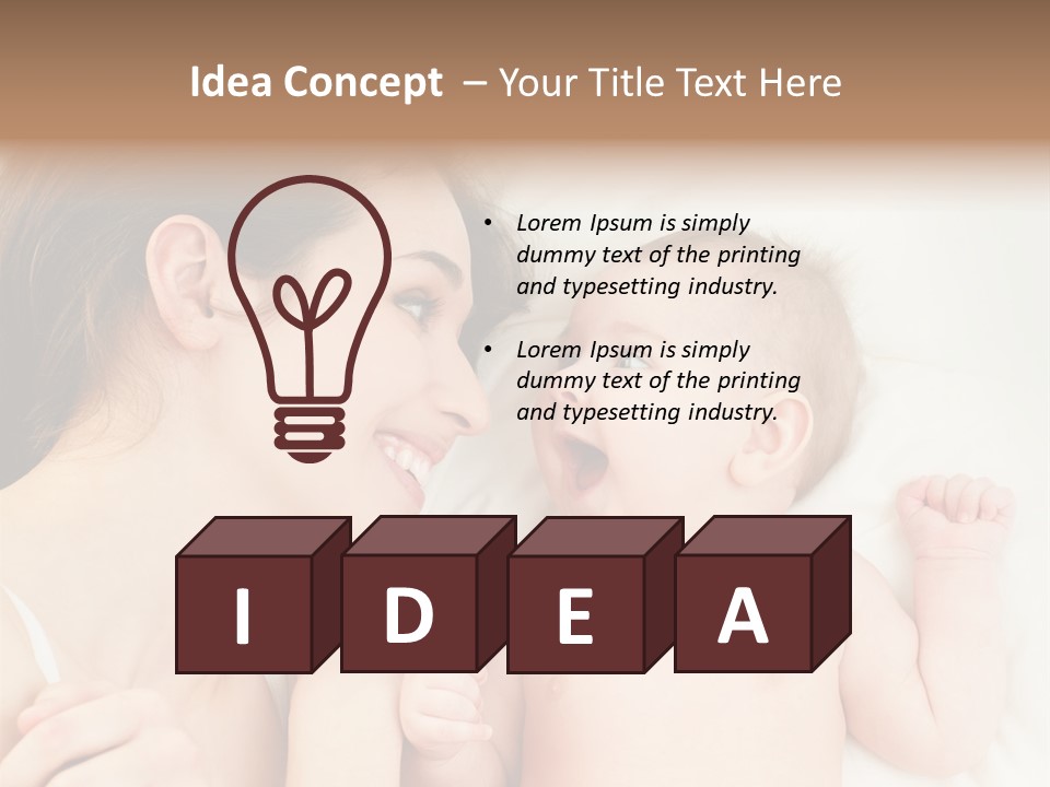 Enjoyment Hand Family PowerPoint Template