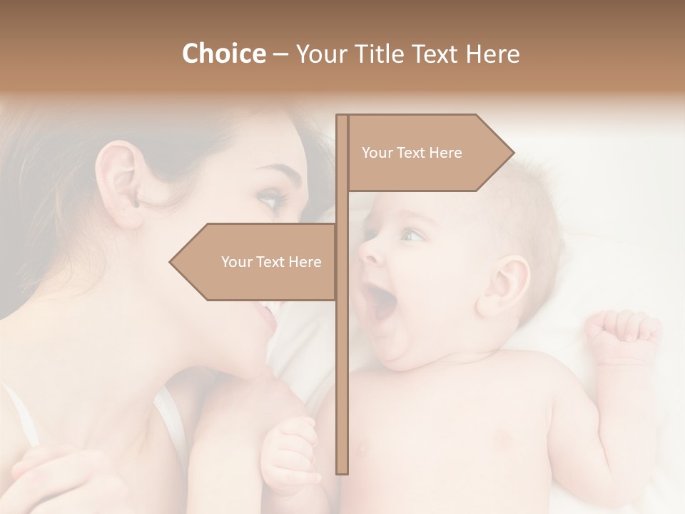 Enjoyment Hand Family PowerPoint Template