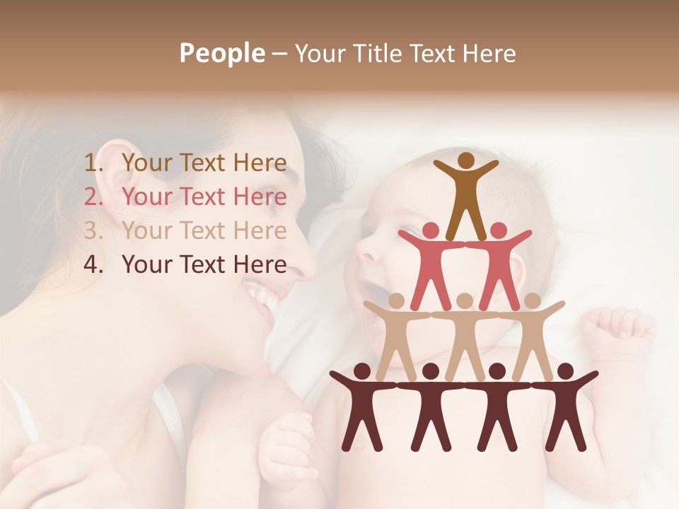 Enjoyment Hand Family PowerPoint Template