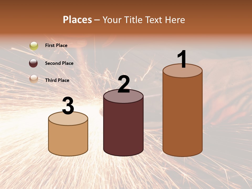 Metal Work Flame PowerPoint Template
