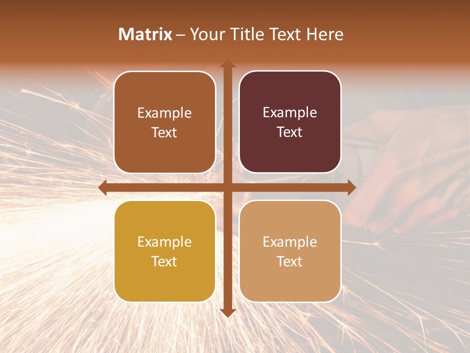 Metal Work Flame PowerPoint Template