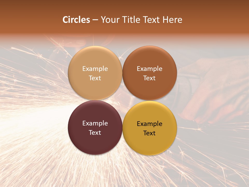 Metal Work Flame PowerPoint Template