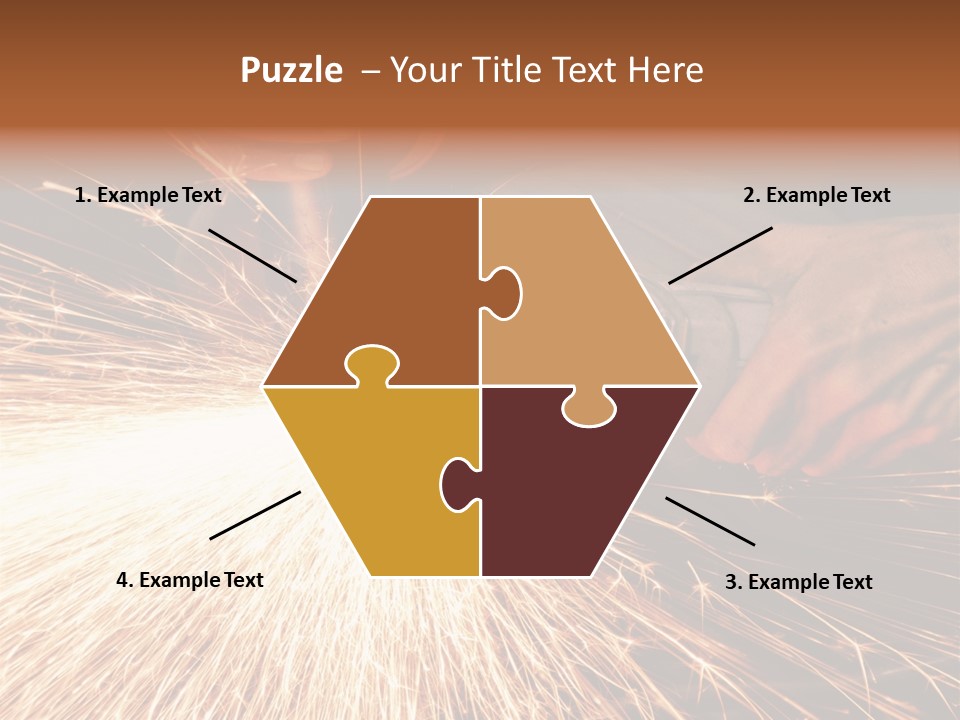 Metal Work Flame PowerPoint Template