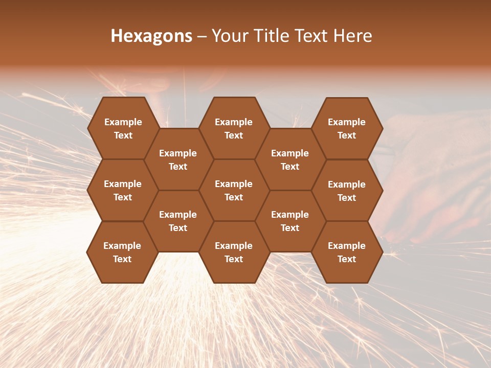 Metal Work Flame PowerPoint Template