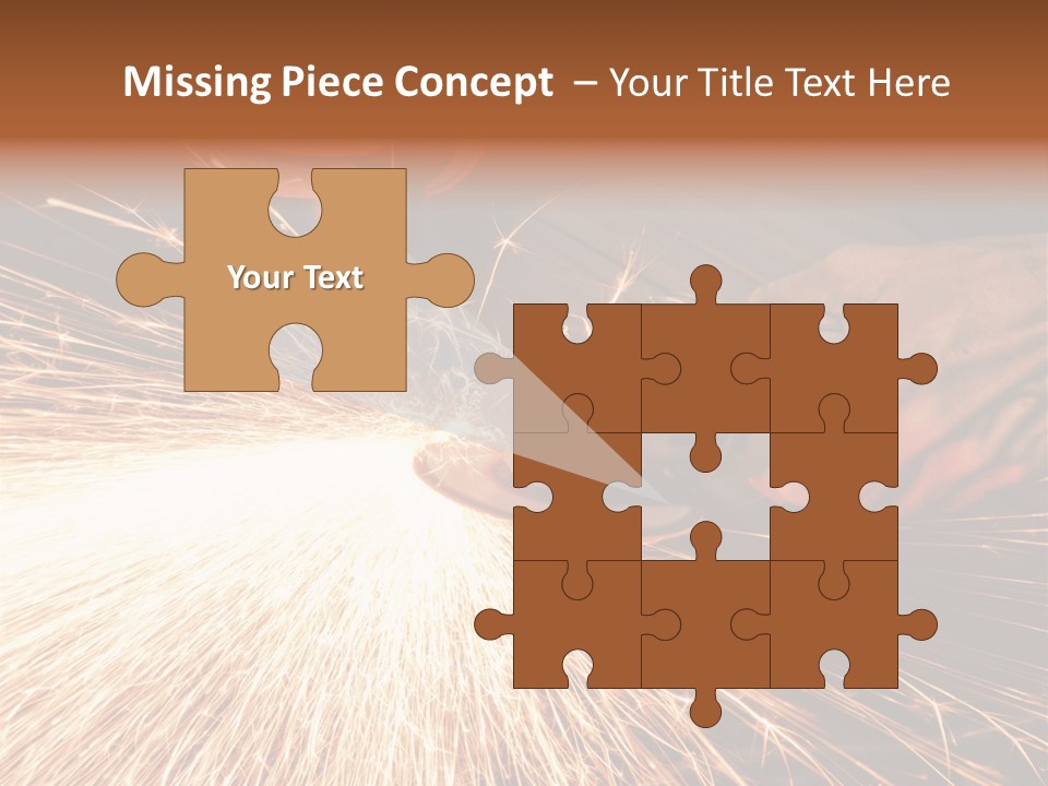 Metal Work Flame PowerPoint Template