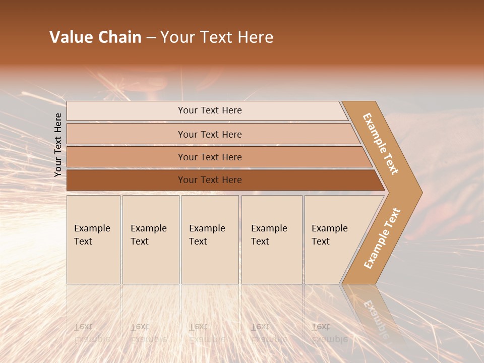 Metal Work Flame PowerPoint Template