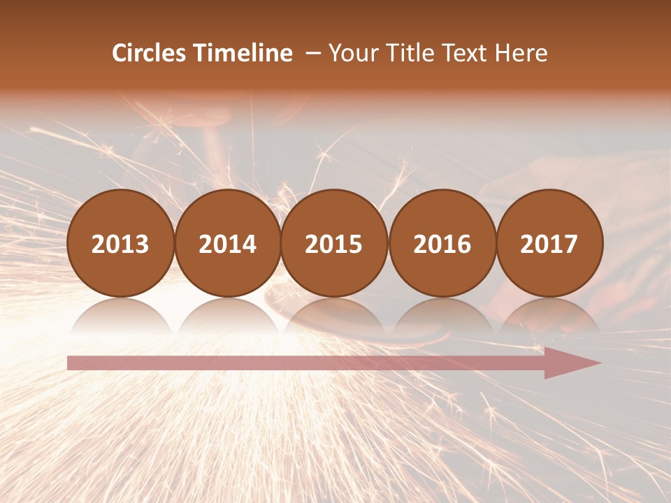 Metal Work Flame PowerPoint Template