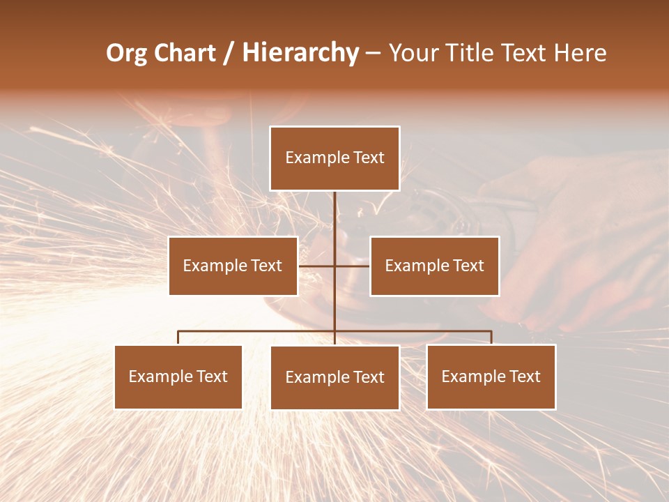 Metal Work Flame PowerPoint Template