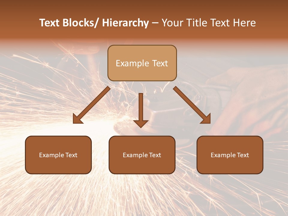 Metal Work Flame PowerPoint Template