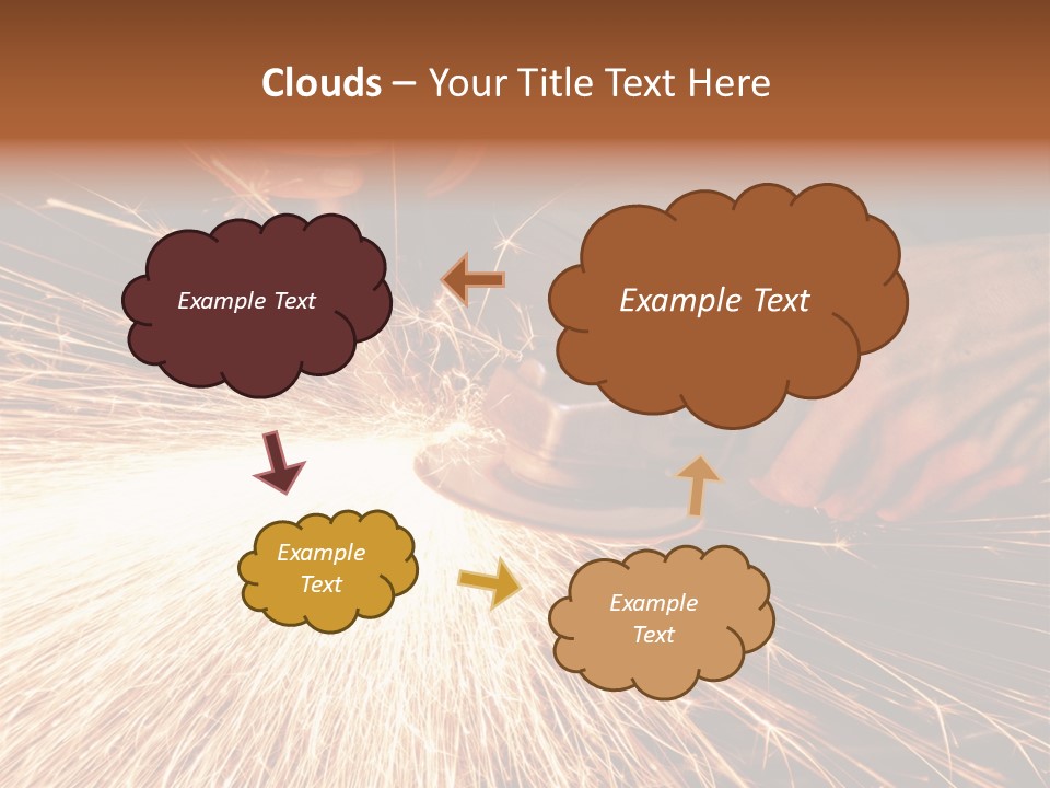 Metal Work Flame PowerPoint Template