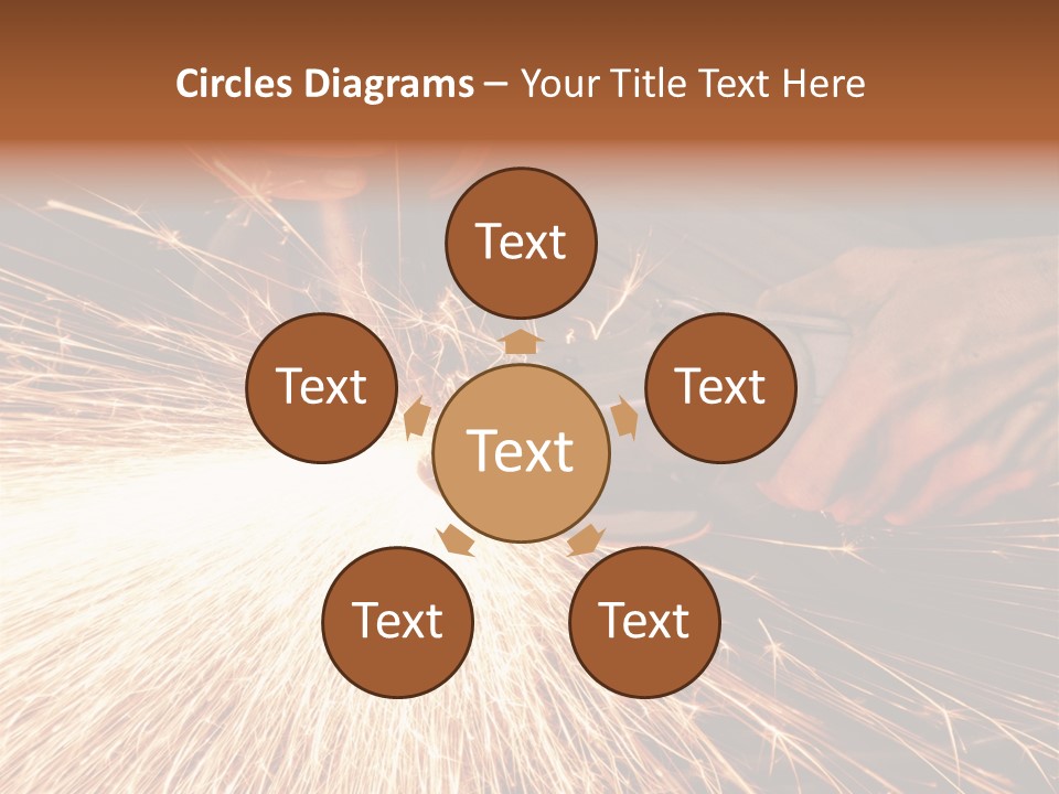 Metal Work Flame PowerPoint Template