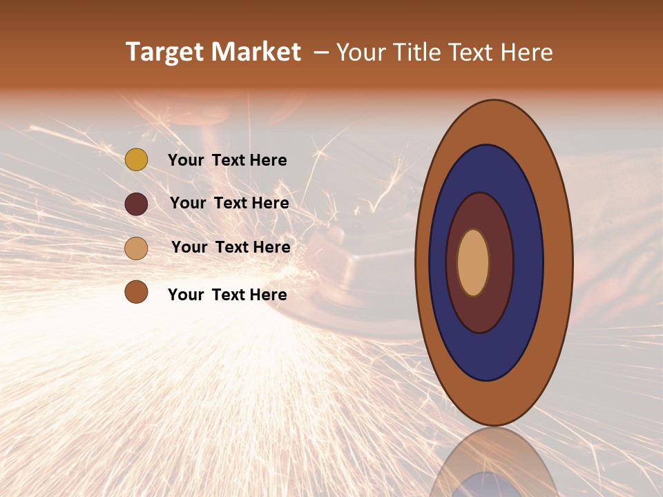 Metal Work Flame PowerPoint Template