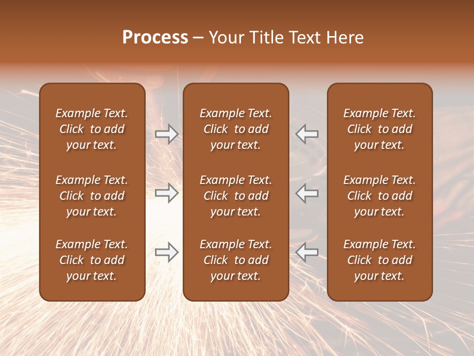 Metal Work Flame PowerPoint Template