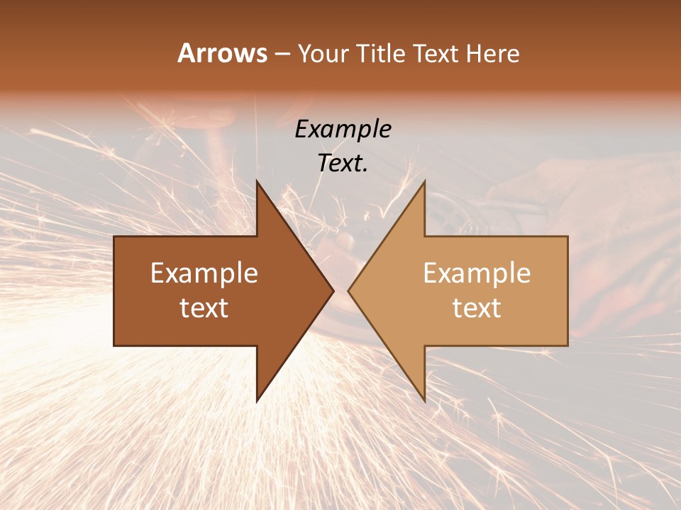 Metal Work Flame PowerPoint Template