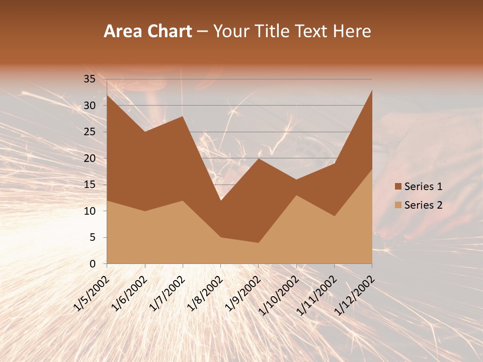 Metal Work Flame PowerPoint Template