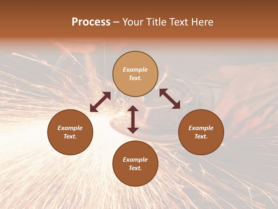 Metal Work Flame PowerPoint Template